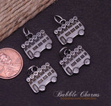 2 pc London charm, bus charms. stainless steel charm ,very high quality.Perfect for jewery making and other DIY projects