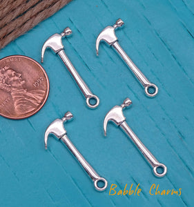 12 pc hammer charm . stainless steel charm ,very high quality.Perfect for jewery making and other DIY projects