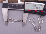 12 pc Hook charm, hook, hook charm. Alloy charm, very high quality.Perfect for jewery making and other DIY projects
