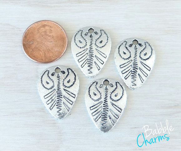 12 pc Fossil Charm, Cowgirl fossil Charm, Charms, wholesale charm