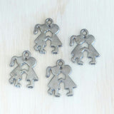 12 pc Kissing charm, kissing, boy and girl kissing charm,stainless steel charm, charm, charms