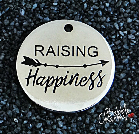 Raising Happiness, Raising happinesscharm, happiness, Alloy charm 20mm very high quality.Perfect for jewery making & other DIY projects #130
