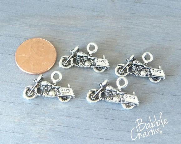 Motorcycle charm, motorcycle, Charms, wholesale charm, alloy charm