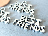 12 pc Best Friends charm, best friends, friendship charm, Charms, wholesale charm, alloy charm