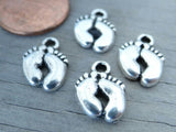 12 pc Feet charms, feet. Alloy charm,very high quality.Perfect for jewery making and other DIY projects