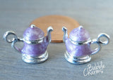 Teapot, teapot charm, tea kettle charm. Alloy charm ,very high quality.Perfect for jewery making and other DIY projects