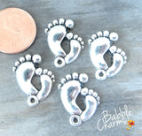 Feet charm, feet. Alloy charm,very high quality.Perfect for jewery making and other DIY projects