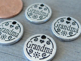 12 pc Grandma charm, grandma, love my grandma. Alloy charm, very high quality.Perfect for jewery making and other DIY projects