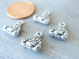 12 pc Buddha charm, buddha, buddha charm. Alloy charm, very high quality.Perfect for jewery making and other DIY projects