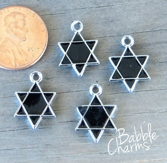 Star of David charm, star, Jewish charm. Alloy charm, very high quality.Perfect for jewery making and other DIY projects