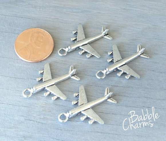 12 pc Air plane charm, plane Charm, plane, Charms, wholesale charm, alloy charm