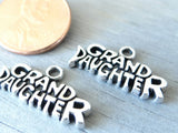 12 pc Grand Daughter charm , granddaughter, kids charm, daughter charm, Charm, Charms, wholesale charm, alloy charm