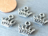 12 pc Crown charm, Crown, princess, queen crown, wholesale charm, alloy charm