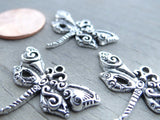 12 pc Dragonfly charm, dragonfly, charm, bug charm, dragonflies, Alloy charm ,high quality.Perfect for jewery making and other DIY projects