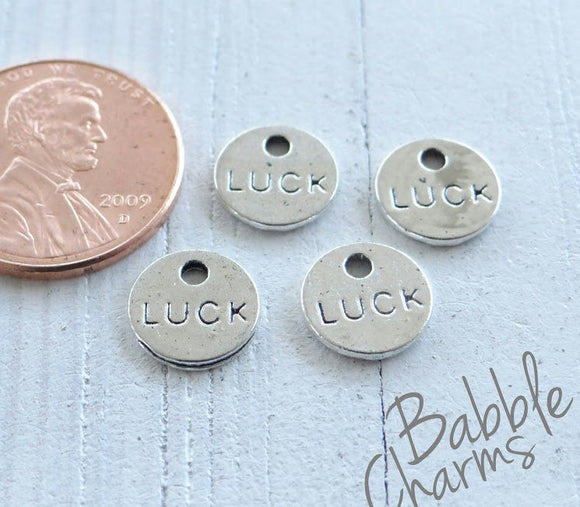 Luck charm, luck. lucky charms, Alloy charm,very high quality.Perfect for jewery making and other DIY projects