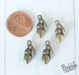 12 pc Acorn, acorn charm, Tree charms. Alloy charm ,very high quality.Perfect for jewery making and other DIY projects