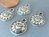 12 pc Clock, clock charm, time charms. Alloy charm ,very high quality.Perfect for jewery making and other DIY projects