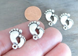 Feet charm, feet. Alloy charm,very high quality.Perfect for jewery making and other DIY projects