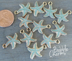 Starfish charm, starfish, sea star, Alloy charm, very high quality.Perfect for jewery making and other DIY projects