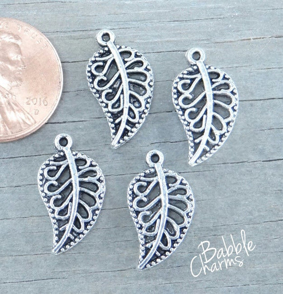 Leaf, Leaf charms. Alloy charm ,very high quality.Perfect for jewery making and other DIY projects