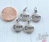12 pc Dream charm, dream, dreaming charm, Charms, wholesale charm, alloy charm
