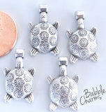 12 pc Turtle charms, turtle, sea turtle, Charms, wholesale charm, charm