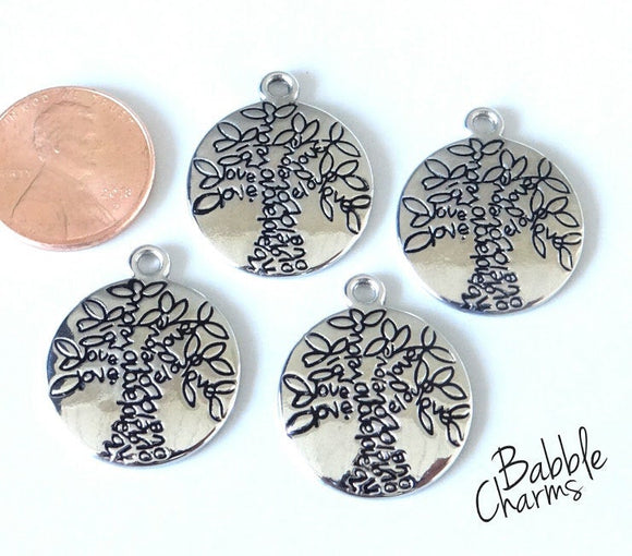 Family Tree charm, Tree charms. Alloy charm ,very high quality.Perfect for jewery making and other DIY projects