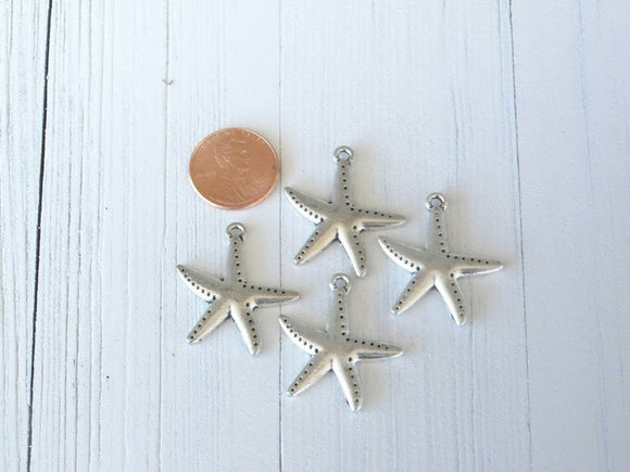 12 pc Starfish charm, sea star charm, charm, starfish, sea star, Alloy charm ,high quality.Perfect for jewery making and other DIY projects
