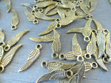 12 pc Angel wings , mini angel wings, Angel wings charm, alloy charm, charm, charms
