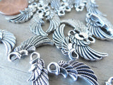 12 pc Angel wing, mini angel wing, Angel charm, alloy charm, charm, charms