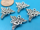 12 pc SLP charm, speech therapist charm, SLP, Charms, wholesale charm, alloy charm