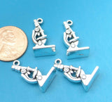 Microscope, microscope charm,  science microscope charm, Alloy charm very high quality..Perfect for jewery making and other DIY projects