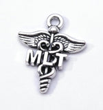 12 pc MLT charm, Medical Lab Technician, MLT therapy Charms, wholesale charm, alloy charm