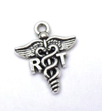 12 pc RT charm, Respiratory Therapy, RT, therapy Charms, wholesale charm, alloy charm