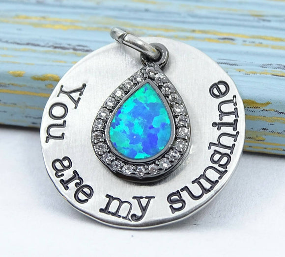 You are my Sunshine, you are my sunshine, sunshine, alloy charm 20mm very high quality..Perfect for jewery making and other DIY projects