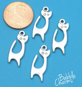 12 pc Cat charm, cat. feline, Alloy charm,very high quality.Perfect for jewery making and other DIY projects