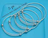 Stainless steel adjustable bracelet 55mm very high quality..Perfect for jewery making and other DIY projects