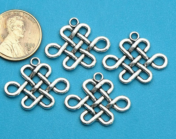 12 pc Celtic knot, celtic charm, celtic,charms. Alloy charm ,very high quality.Perfect for jewery making and other DIY projects