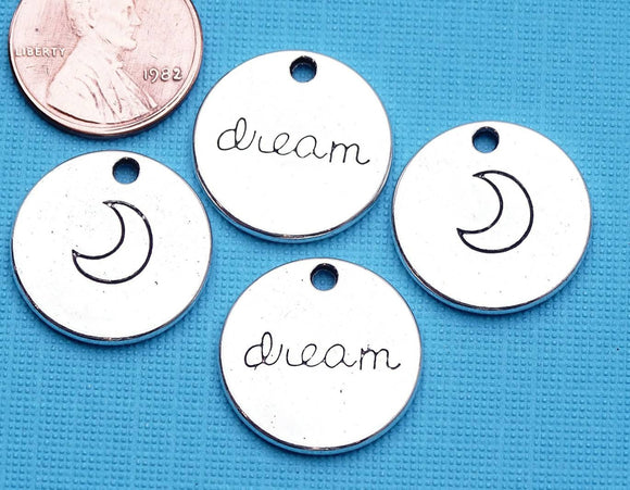 12 pc Moon, moon charm. Alloy charm ,very high quality.Perfect for jewery making and other DIY projects