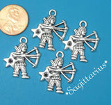 12 pc Sagittarius charm, astrological charm, zodiac, alloy charm 20mm very high quality.Perfect for jewery making and other DIY projects