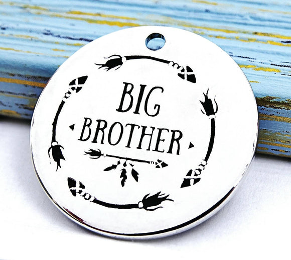 Big Brother, Big brother charm, Alloy charm 20mm high quality.Perfect for jewery making & other DIY projects #139