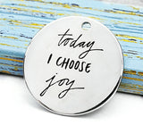 I choose joy, joy chaym, joy boho charm, Alloy charm 20mm very high quality..Perfect for jewery making and other DIY projects