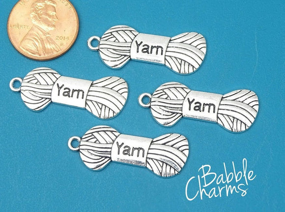 12 pc Yarn, yarn charm, hobby charms. Alloy charm ,very high quality.Perfect for jewery making and other DIY projects