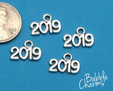 12 pc 2019 charm, graduation cap, graduation, Charms, wholesale charm, alloy charm