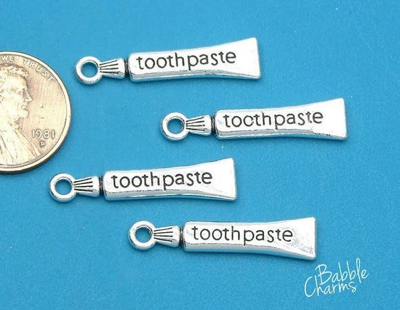 12 pc Toothpaste charm, tooth paste charms. Alloy charm, very high quality.Perfect for jewery making and other DIY projects