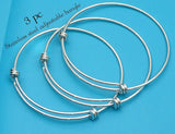 Stainless steel adjustable bracelet 60mm very high quality..Perfect for jewery making and other DIY projects