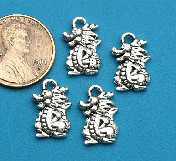 12 pc Dragon charm, dragon, charm, Alloy charm ,high quality.Perfect for jewery making and other DIY projects