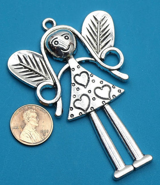Fairy Pendant, Fairy, charm, Fairy charm, pendant, Alloy charm ,high quality.Perfect for jewery making and other DIY projects