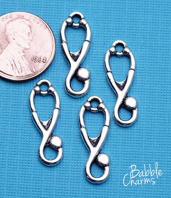 12 pc Stethoscope charm, stethoscpe, medical equiptment, Charms, wholesale charm, alloy charm