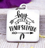 My First Thanksgiving, thanksgiving charm, first thanksgiving, Steel charm 20mm very high quality..Perfect for DIY projects